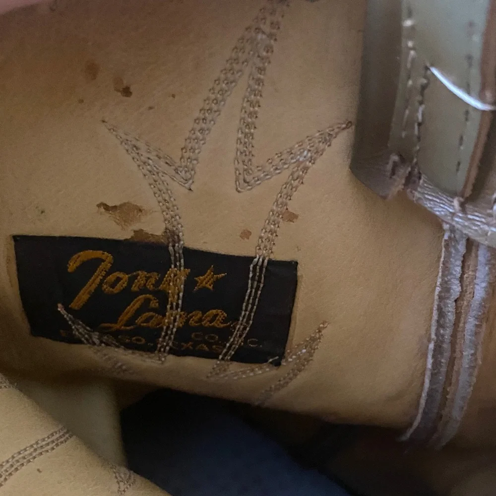 Tony Lama Western Boots in Rich Brown Leather - Picture 2 of 5